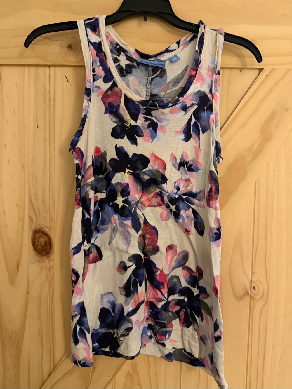 Simply Vera: Vera Wang Floral Scoop Neck Tank Top - XS